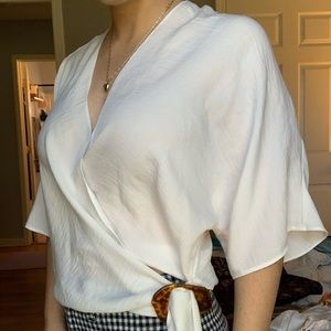 Topshop White Blouse